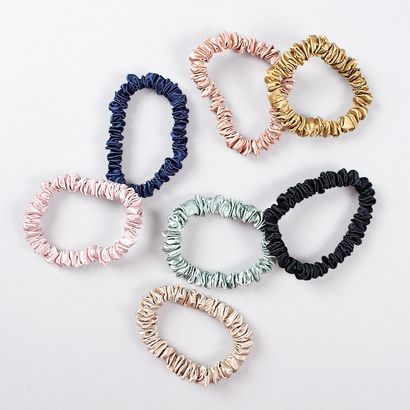 Silk Mini Scrunchies