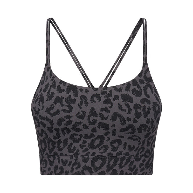 Double Strapped Cross-Back Sports Bra