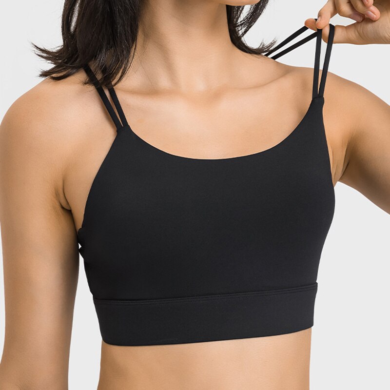 Double Strapped Cross-Back Sports Bra