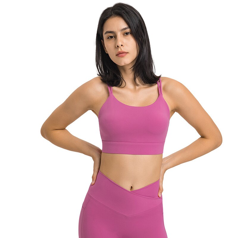 Double Strapped Cross-Back Sports Bra