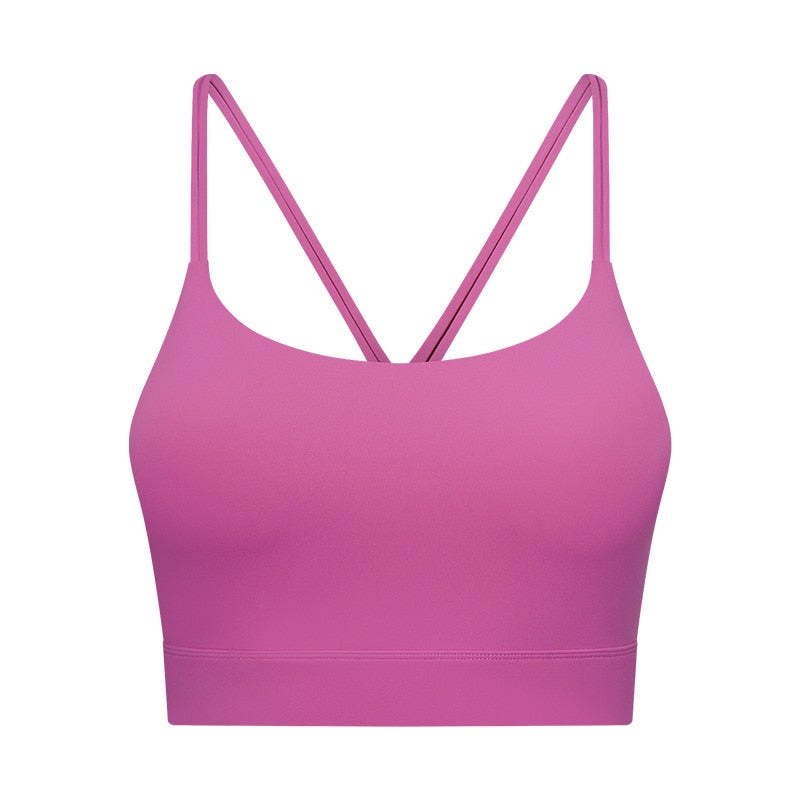 Double Strapped Cross-Back Sports Bra