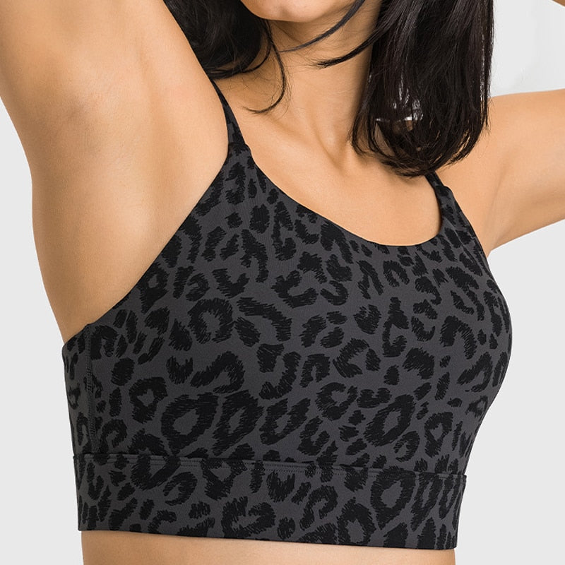 Double Strapped Cross-Back Sports Bra