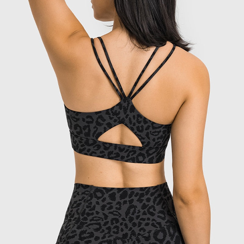 Double Strapped Cross-Back Sports Bra